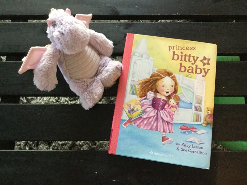 American Girl Bitty Baby Book with Dragon