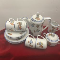 Service For 4 Vintage Beyer And Bock Play Set Germany