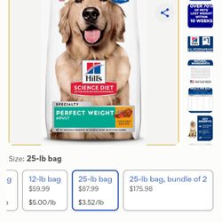 Hill's Science Diet Dog Food 