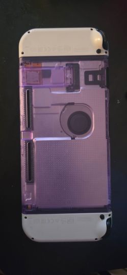 Nintendo switch with purple shell replacement