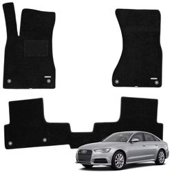 WENNEBIRD Superior Carpet Floor Mats for 2012-2018 Audi A6 (C7)