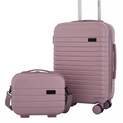 kensie Graceful Collection 2 Pc. Expandable Rolling Hardside Luggage Set