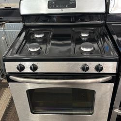 GE stainless steel gas stove