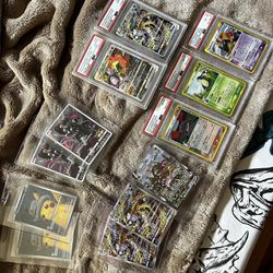 Pokemon Slabs And Cards