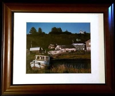"Ninilchik, Alaska" Framed and matted Photograph