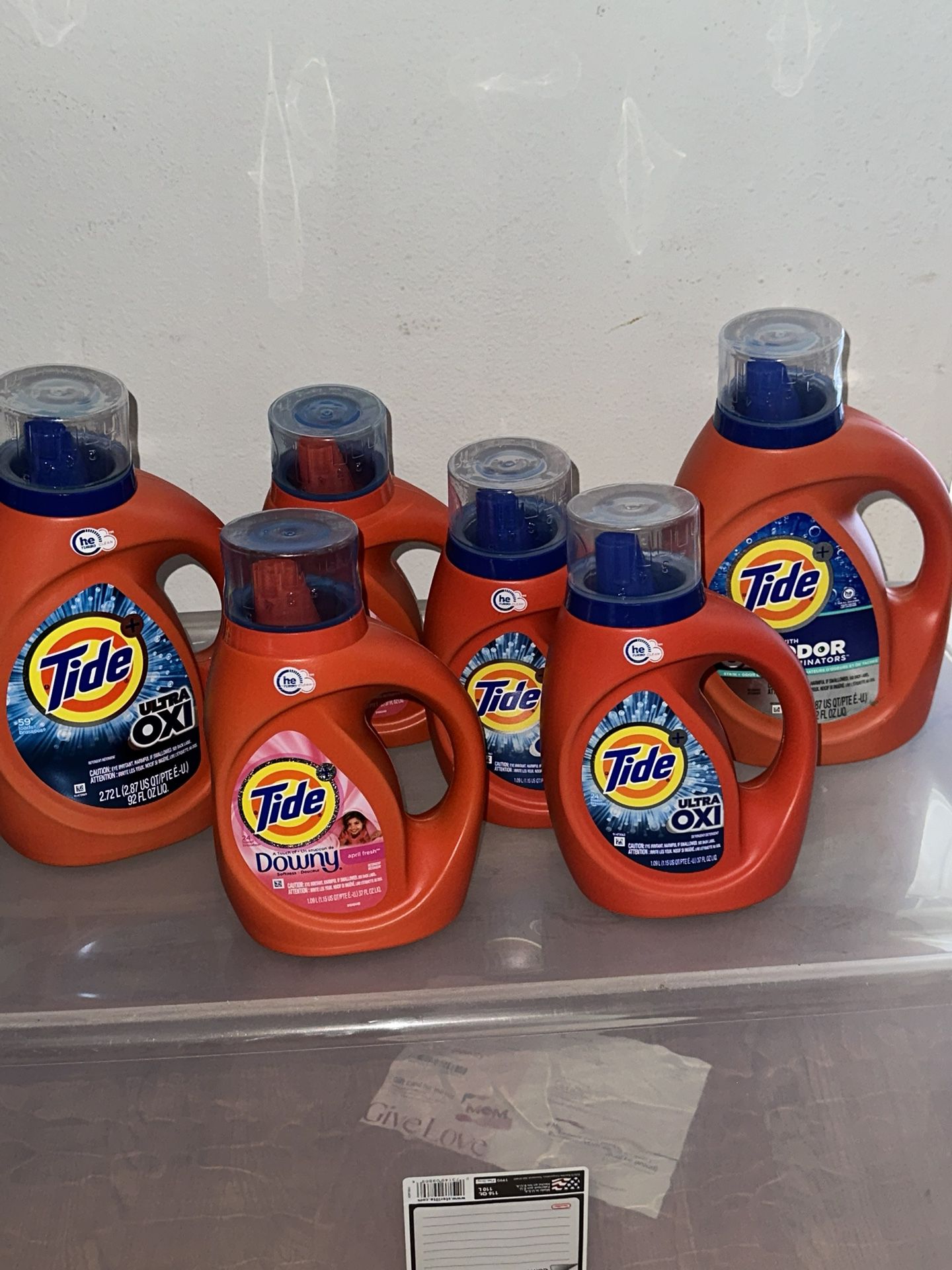 Tide bundle 6 detergents for 60$