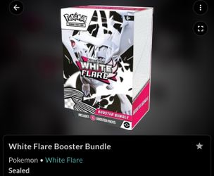 White Flare Booster Box