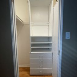 ClosetMaid Closet System – 26”W x 14”D x 98”H – Great Condition 