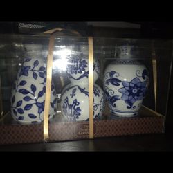 3 Small Vases Set