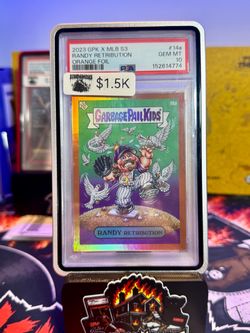 2023 Topps Garbage Pail Kids X Mlb Series 3 Randy Retribution #14a /50 PSA 10