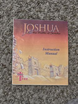Joshua The Battle of Jericho NES game manual 