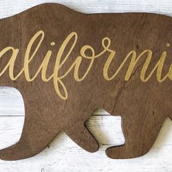 California Bear Sign