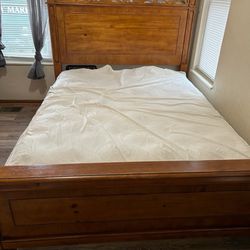 Queen Bed Set With Both Dresser