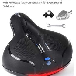 Comfort Memory Foam Waterproof Bike Cushion - Brand New