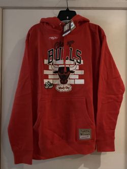 Hoodie bulls mitchell and ness