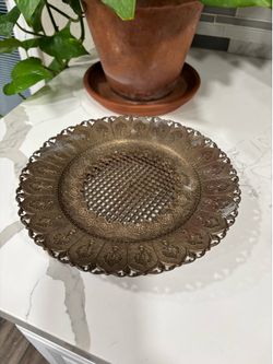 Vintage Brass Trinket Dish