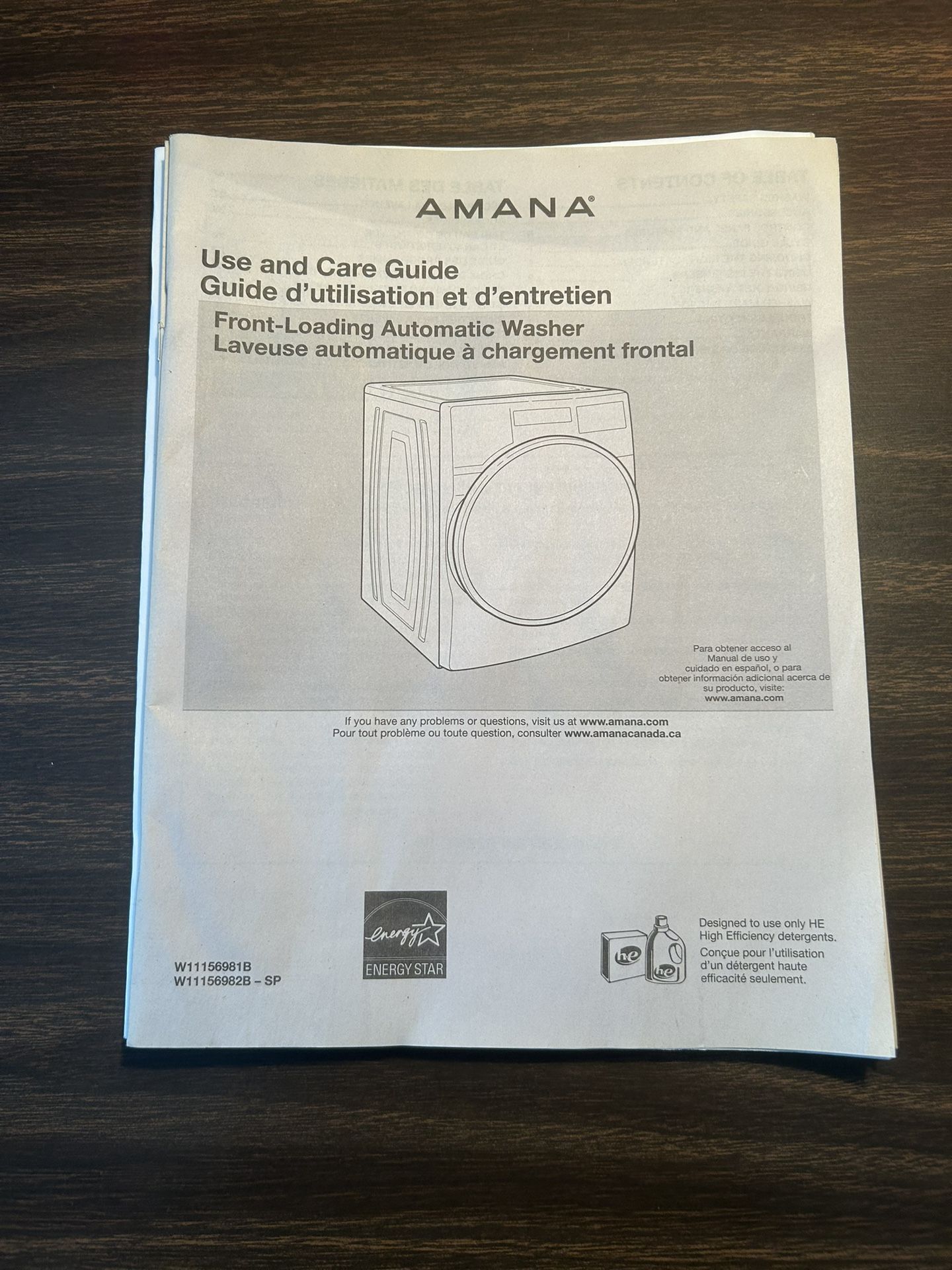 Amanda Front End Washer (new)