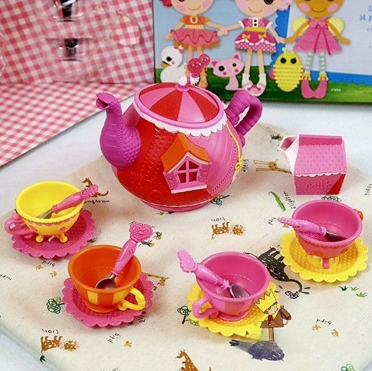 🎀Lalaloopsy Sew Magical Tea Play Set with Extra Accessories ☕️🍭🎀 Little Girls Christmas Gift 🎅 🎄 🎁 