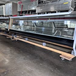 24’ Service Meat Case Hussmann Gravity Coil