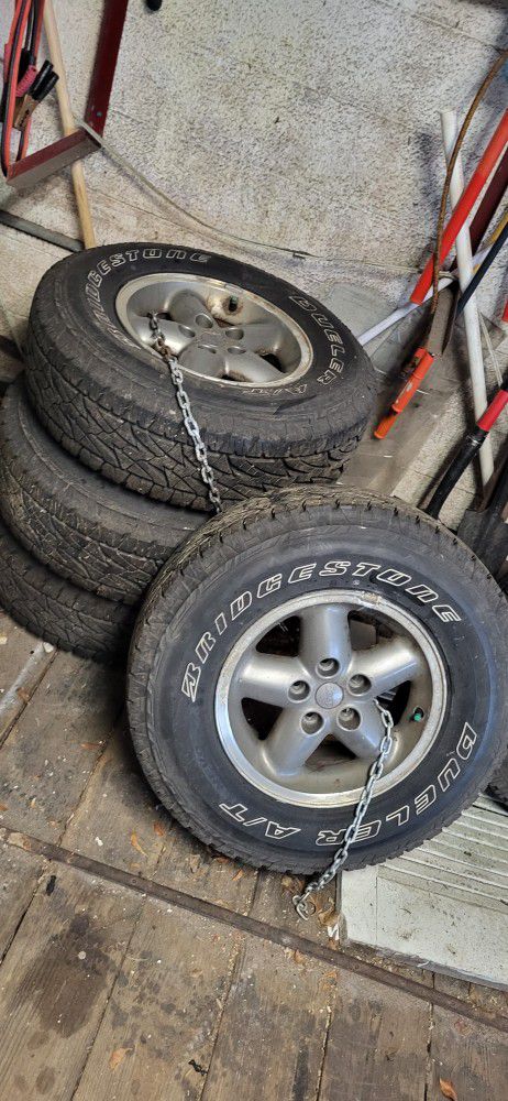 Tires And Rims Set