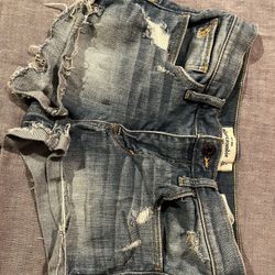 Abercrombie Girls Jean Shorts Size 14