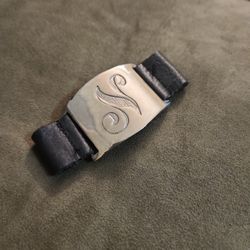 Initinal Lether Bracelet