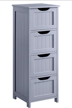 Yaheetech Bathroom Storage Cabinet.