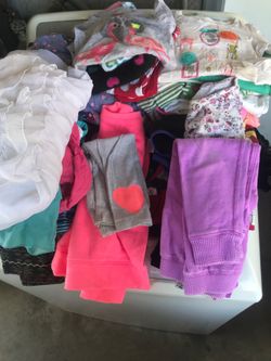 Large lot girls clothes 2T to 5T