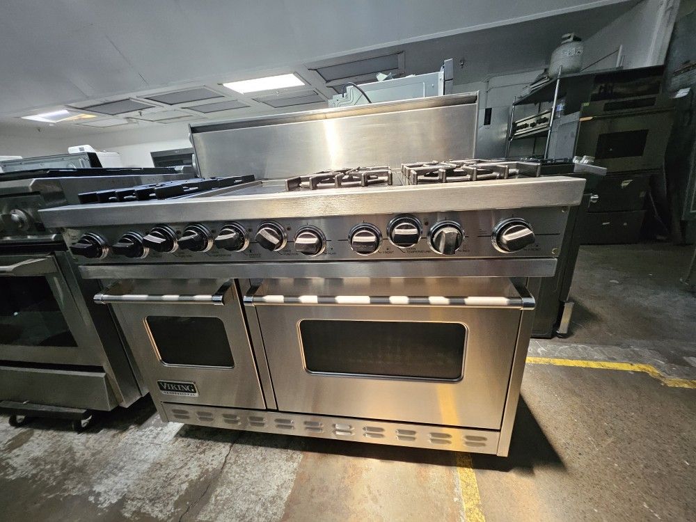 48" VIKINGS DUAL FUEL RANGE STAINLESS STEEL
