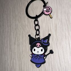 KUROMI Sanrio Hello Kitty And Friends Keychain ACG Cartoon Lovers Key Chain Pop