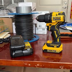 Dewalt Drill And 2 Batteries And Charger 