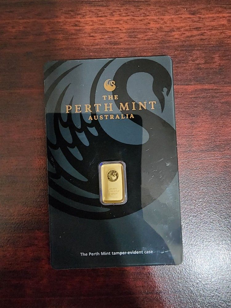 1 Gram Gold Bar Perth Mint Australia