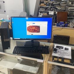 Full Desktop Computer Set With HD Monitor 