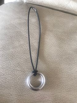 Sterling silver choker necklace