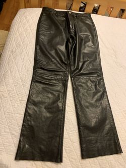 Banana Republic black soft leather pants 6