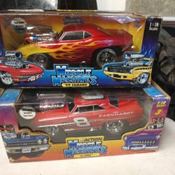 Two Collectors Muscle Machine 69 Camaro And Muscle Machine 67 Nova Earnhardt