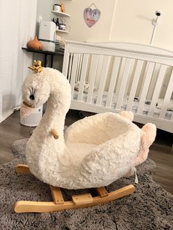 Rocking White Swan for toddlers