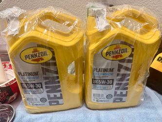 Pennzoil Platinum Full Synthetic 5W-30 Motor Oil – 2 Pack