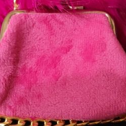 New PINK SNAP LOCK CHANGE WALLET 