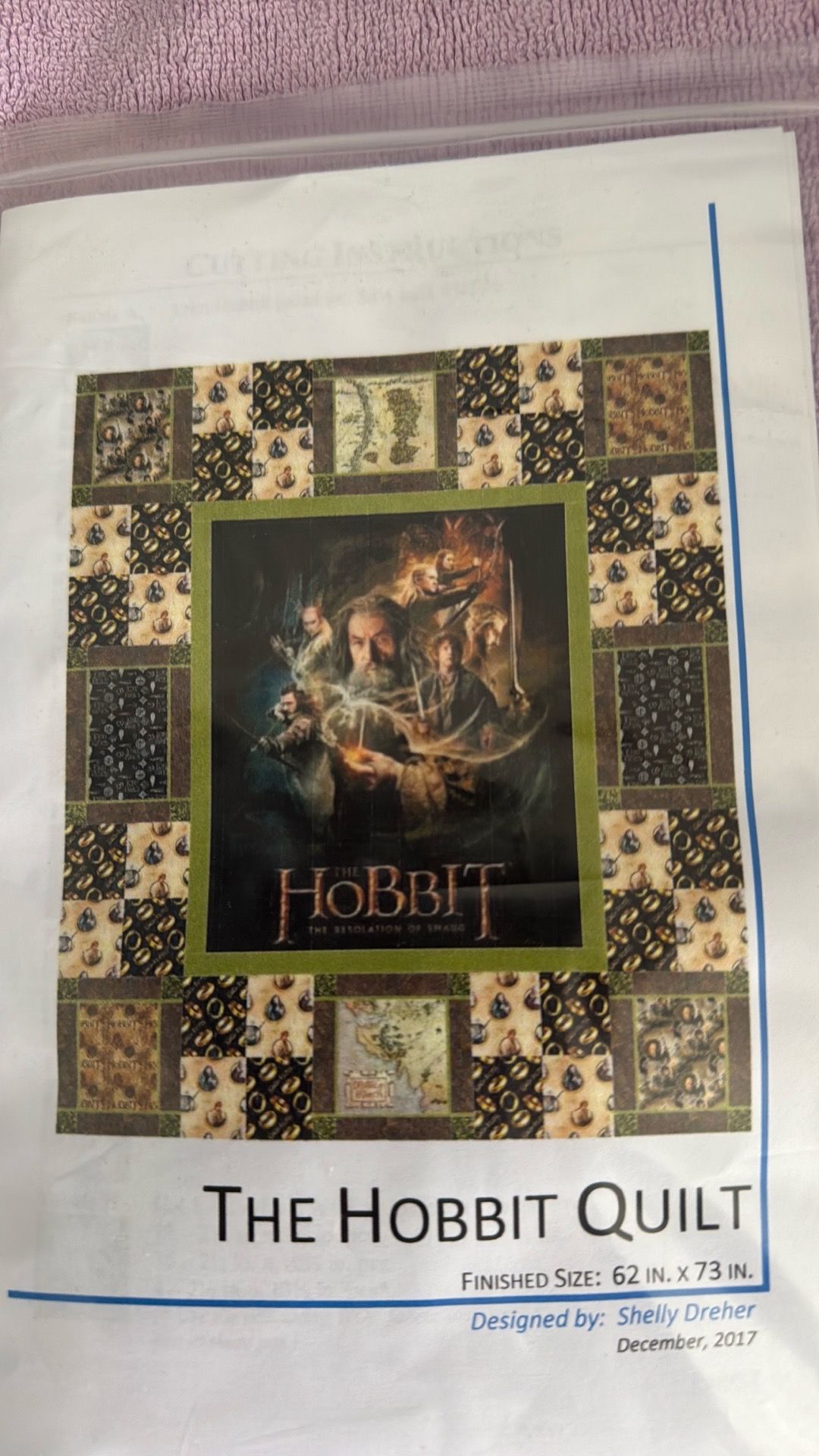 The Hobbit Quilt Kit