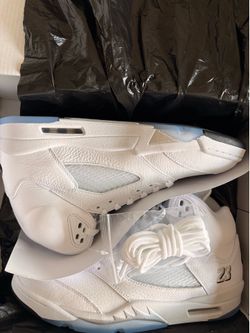 white metallic jordan 5s