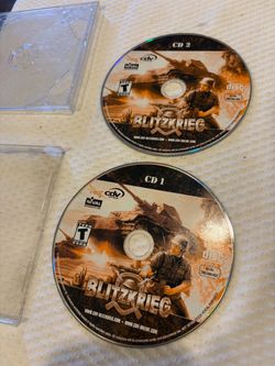 Blitzkrieg Burning Horizon (2004, PC) 2 Disc Set Strategy Game Discs Only