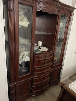 Mahogany China Cabinet