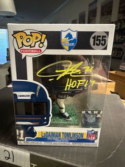 LaDainian Tomlinson Signed Los Angeles Chargers Funko Pop! Beckett