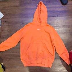 Orange Nike Hoodie Size XS