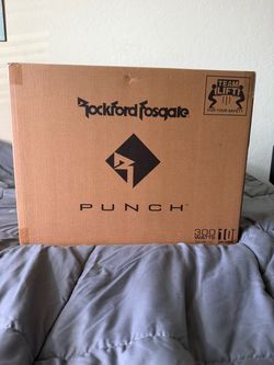 Rockford Fosgate P300-10 10" 300 Watt Single Powered Subwoofer Sub