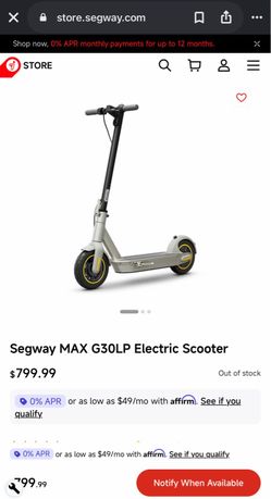 Segway MAX G30LP Electric Scooter