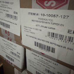 Pokemon Mega Evolutions Enhanced Booster Box Sealed Case