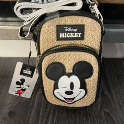 NWT Mickey Phone Crossbody Bag