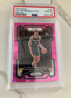2023 Prizm Victor Wembanyama Pink Ice PSA 10